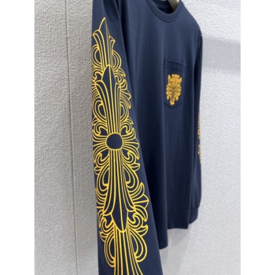 CHROME HEARTS Long Sleeve T-shirt 2025 Fall/Winter New Fall/Winter Color Check CHROME HEARTS Long Sleeve T-shirt 2025 Fall/Winter New Fall/Winter Color Check