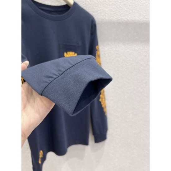 CHROME HEARTS Long Sleeve T-shirt 2025 Fall/Winter New Fall/Winter Color Check CHROME HEARTS Long Sleeve T-shirt 2025 Fall/Winter New Fall/Winter Color Check