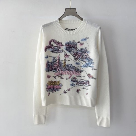 2025FW Long Sleeve Tops DIOR Dior Full of trendy look this season, luxurious look