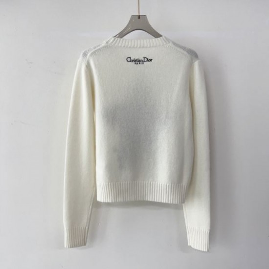 2025FW Long Sleeve Tops DIOR Dior Extremely Fashionable New Colors Available