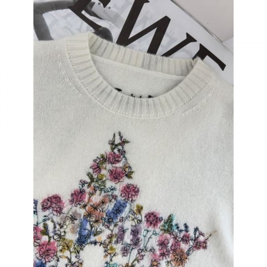 2025FW Long Sleeve Tops DIOR Dior Extremely Fashionable New Colors Available