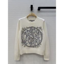 DIOR Dior Cashmere Sweater 2025 Autumn/Winter Wonderful Coordination Popular New Item