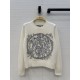 DIOR Dior Cashmere Sweater 2025 Autumn/Winter Wonderful Coordination Popular New Item DIOR Dior Cashmere Sweater 2025 Autumn/Winter Wonderful Coordination Popular New Item