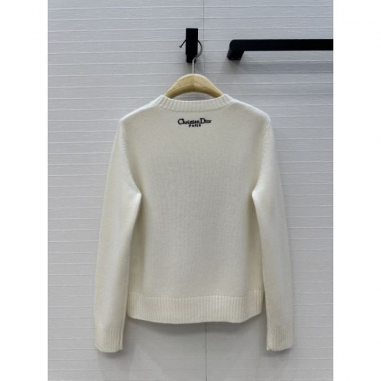 DIOR Dior Cashmere Sweater 2025 Autumn/Winter Wonderful Coordination Popular New Item DIOR Dior Cashmere Sweater 2025 Autumn/Winter Wonderful Coordination Popular New Item