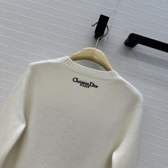 DIOR Dior Cashmere Sweater 2025 Autumn/Winter Wonderful Coordination Popular New Item DIOR Dior Cashmere Sweater 2025 Autumn/Winter Wonderful Coordination Popular New Item