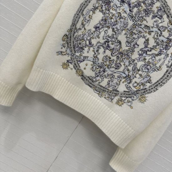 DIOR Dior Cashmere Sweater 2025 Autumn/Winter Wonderful Coordination Popular New Item DIOR Dior Cashmere Sweater 2025 Autumn/Winter Wonderful Coordination Popular New Item