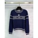 DIOR Dior Long Sleeve Knit 2025 Autumn/Winter New Continuation Popular Item