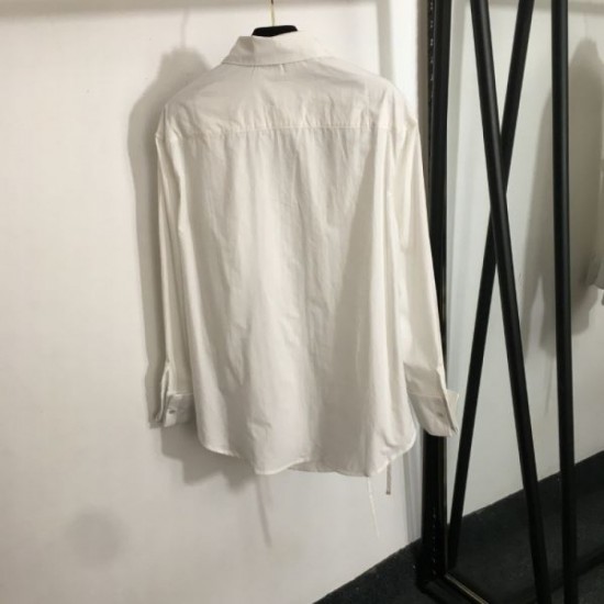 2025FW Long Sleeve Shirt LOEWE Unique Design Great Impact New Products