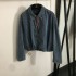 2025FW Denim Jacket LOEWE Elegant Casual Luxurious finish