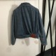2025FW Denim Jacket LOEWE Elegant Casual Luxurious finish 2025FW Denim Jacket LOEWE Elegant Casual Luxurious finish
