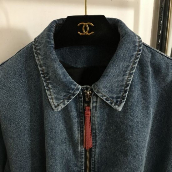 2025FW Denim Jacket LOEWE Elegant Casual Luxurious finish 2025FW Denim Jacket LOEWE Elegant Casual Luxurious finish