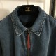 2025FW Denim Jacket LOEWE Elegant Casual Luxurious finish 2025FW Denim Jacket LOEWE Elegant Casual Luxurious finish