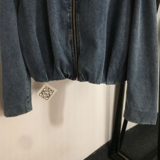 2025FW Denim Jacket LOEWE Elegant Casual Luxurious finish 2025FW Denim Jacket LOEWE Elegant Casual Luxurious finish