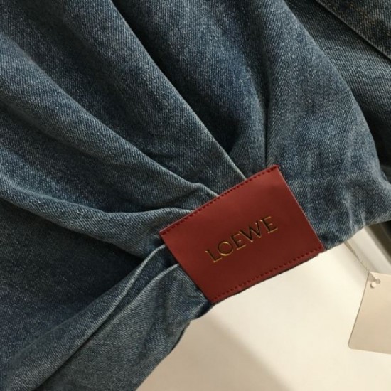 2025FW Denim Jacket LOEWE Elegant Casual Luxurious finish 2025FW Denim Jacket LOEWE Elegant Casual Luxurious finish