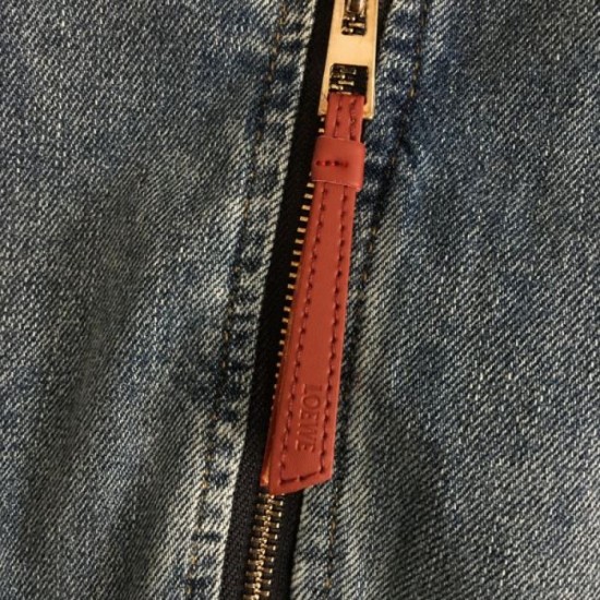 2025FW Denim Jacket LOEWE Elegant Casual Luxurious finish 2025FW Denim Jacket LOEWE Elegant Casual Luxurious finish