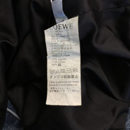 2025FW Denim Jacket LOEWE Elegant Casual Luxurious finish 2025FW Denim Jacket LOEWE Elegant Casual Luxurious finish