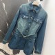 LOEWE Denim Jacket 2025 Autumn/Winter New model with great local price LOEWE Denim Jacket 2025 Autumn/Winter New model with great local price