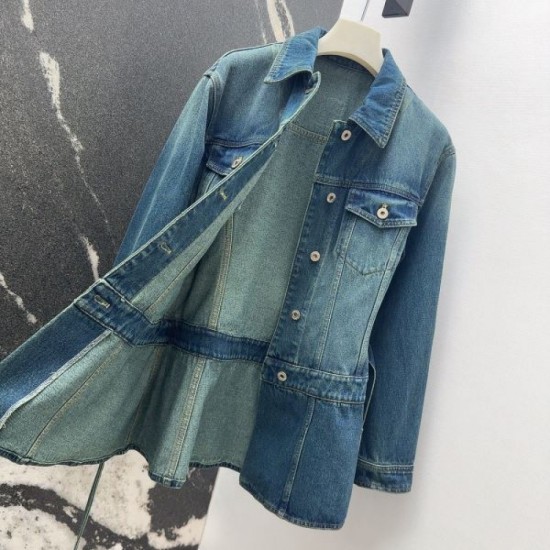 LOEWE Denim Jacket 2025 Autumn/Winter New model with great local price LOEWE Denim Jacket 2025 Autumn/Winter New model with great local price