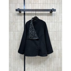 LOUIS VUITTON Louis Vuitton Poncho Coat 2025 New Autumn/Winter Trend Outerwear Popular in Japan