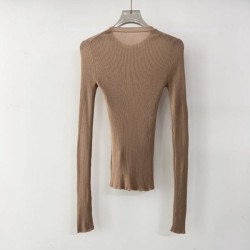 2025FW Long Sleeve Tops MIU MIU Miu Miu A must-see for fashionable girls A luxurious new item