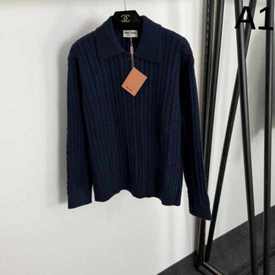 2025FW Knit MIU MIU Miu Miu Increases fashion High quality materials for outstanding attention 2025FW Knit MIU MIU Miu Miu Increases fashion High quality materials for outstanding attention