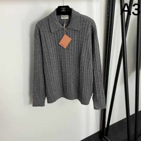 2025FW Knit MIU MIU Miu Miu Increases fashion High quality materials for outstanding attention 2025FW Knit MIU MIU Miu Miu Increases fashion High quality materials for outstanding attention