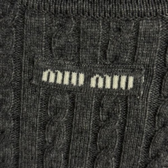2025FW Knit MIU MIU Miu Miu Increases fashion High quality materials for outstanding attention 2025FW Knit MIU MIU Miu Miu Increases fashion High quality materials for outstanding attention