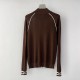 2025FW Long Sleeve Cardigan MIU MIU Miu Limited Pre-Sale Specialty 2025FW Long Sleeve Cardigan MIU MIU Miu Limited Pre-Sale Specialty