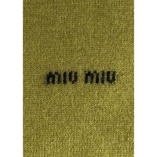 2025FW Long Sleeve Cardigan MIU MIU Miu Miu Loves fashionable girls New product with a luxurious feel 2025FW Long Sleeve Cardigan MIU MIU Miu Miu Loves fashionable girls New product with a luxurious feel
