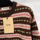MIU MIU Pullover knit 2025 Fall/Winter new item Charming trendy style MIU MIU Pullover knit 2025 Fall/Winter new item Charming trendy style
