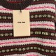 MIU MIU Pullover knit 2025 Fall/Winter new item Charming trendy style MIU MIU Pullover knit 2025 Fall/Winter new item Charming trendy style