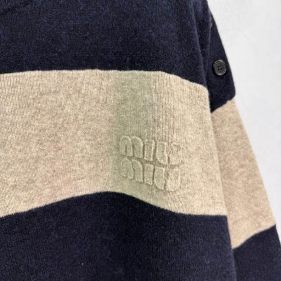MIU MIU Long Sleeve Knit 2025 New Autumn/Winter Popular Autumn/Winter Model Inevitably Out of Stock MIU MIU Long Sleeve Knit 2025 New Autumn/Winter Popular Autumn/Winter Model Inevitably Out of Stock