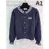 MIU MIU Long sleeve cardigan 2025 fall/winter new item A must-see item for those with high fashion sense