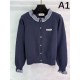 MIU MIU Long sleeve cardigan 2025 fall/winter new item A must-see item for those with high fashion sense MIU MIU Long sleeve cardigan 2025 fall/winter new item A must-see item for those with high fashion sense