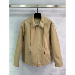 MIU MIU Trench Coat 2025 New Autumn/Winter A classic autumn/winter outerwear with outstanding presence
