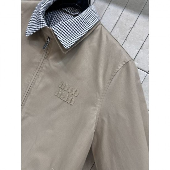 MIU MIU Jacket 2025 Autumn/Winter New Limited Edition Last Autumn/Winter Collection MIU MIU Jacket 2025 Autumn/Winter New Limited Edition Last Autumn/Winter Collection