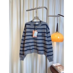 MIU MIU Wool Cardigan 2025 New Autumn/Winter Top Trending Tops This Autumn/Winter