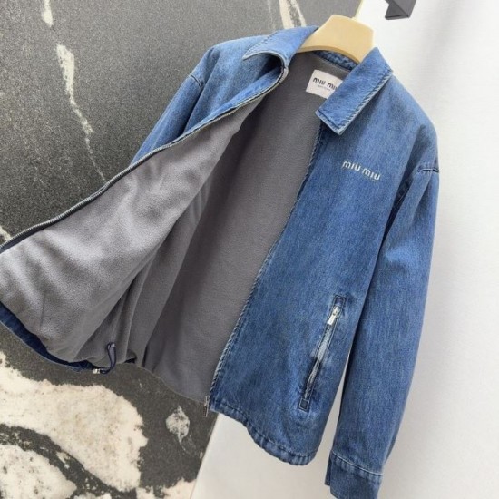 MIU MIU Jacket 2025 Fall/Winter New Item Perfectly compatible and definitely recommended MIU MIU Jacket 2025 Fall/Winter New Item Perfectly compatible and definitely recommended