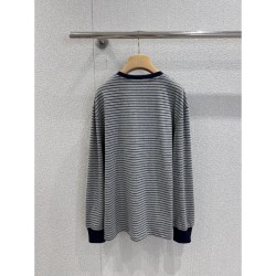 MIU MIU Long Sleeve T-Shirt 2025 New Autumn/Winter New T-shirt that is sure to be the latest trend