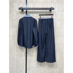 MIU MIU Setup 2025 New Autumn/Winter Autumn Must-have Brand New Coordination