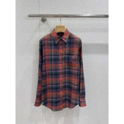 MIU MIU Long Sleeve Shirt New Autumn/Winter 2025 Popular item loved by highly sensitive celebrities