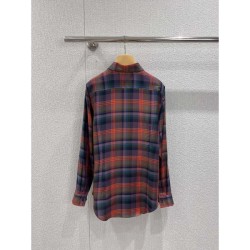 MIU MIU Long Sleeve Shirt New Autumn/Winter 2025 Popular item loved by highly sensitive celebrities