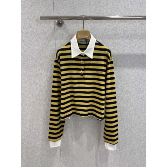 MIU MIU Long Sleeve T-shirt 2025 New Autumn/Winter Outstanding Brand Print Design MIU MIU Long Sleeve T-shirt 2025 New Autumn/Winter Outstanding Brand Print Design