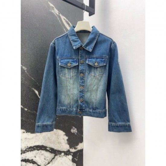 MONCLER Denim Jacket 2025 Fall/Winter New Latest Brand Popular Outerwear MONCLER Denim Jacket 2025 Fall/Winter New Latest Brand Popular Outerwear