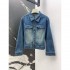 MONCLER Denim Jacket 2025 Fall/Winter New Latest Brand Popular Outerwear