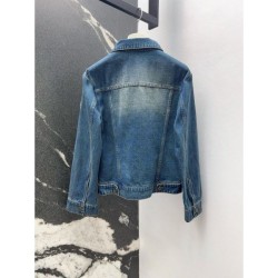 MONCLER Denim Jacket 2025 Fall/Winter New Latest Brand Popular Outerwear
