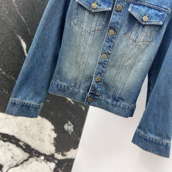 MONCLER Denim Jacket 2025 Fall/Winter New Latest Brand Popular Outerwear MONCLER Denim Jacket 2025 Fall/Winter New Latest Brand Popular Outerwear