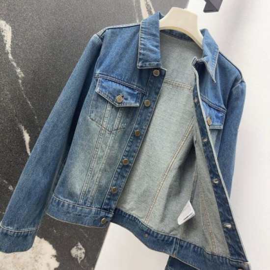 MONCLER Denim Jacket 2025 Fall/Winter New Latest Brand Popular Outerwear MONCLER Denim Jacket 2025 Fall/Winter New Latest Brand Popular Outerwear