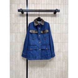 PRADA Denim Jacket 2025 Fall/Winter New Model, Full of Fashionable Latest Model