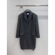 PRADA Prada Coat 2025 New Autumn/Winter A versatile coat that can be used for any occasion PRADA Prada Coat 2025 New Autumn/Winter A versatile coat that can be used for any occasion
